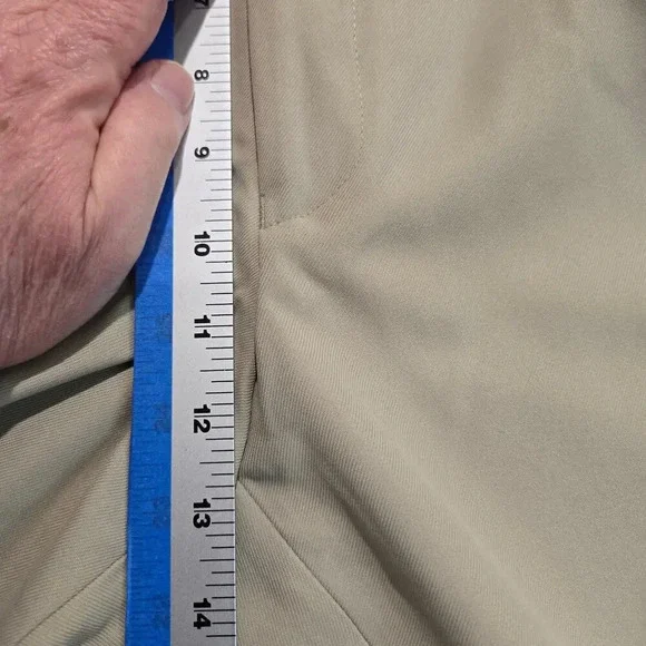 PGA Tour Khaki Golf Pants Men's 38x30 NWT Pleated Cuffed - Picture 13 of 16